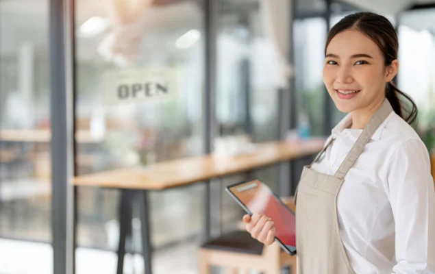 Asian Woman Barista