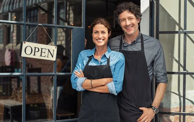 Small Business Owners Couple